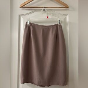 Beige Women's Formal/Work Skirt